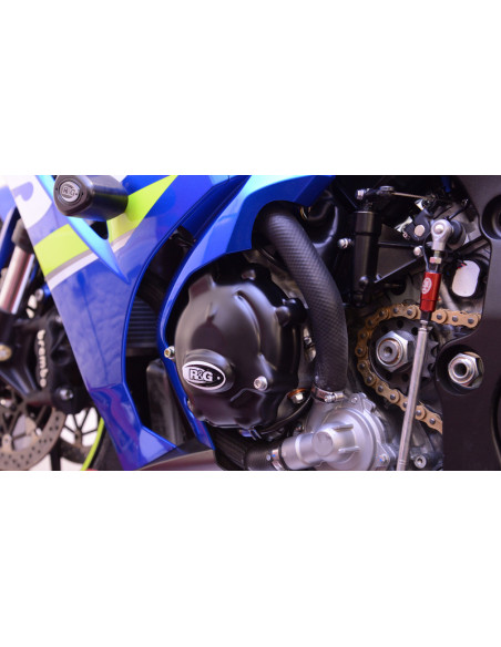 Couvre-carter gauche R&G RACING noir Suzuki GSX-R1000