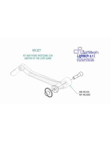 Adaptateur protection de levier LIGHTECH