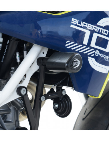 Tampons de protecion Aero R&G RACING noir Husqvarna 701 Supermoto