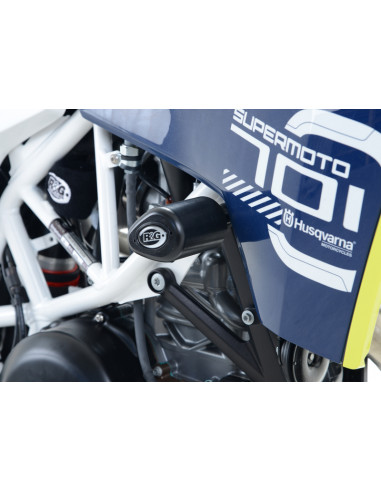 Tampons de protecion Aero R&G RACING noir Husqvarna 701 Supermoto