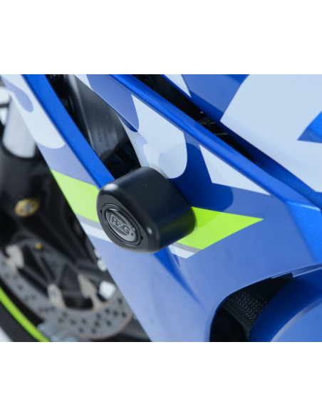 Tampons de protection R&G RACING Aero Race noir Suzuki GSX-R1000