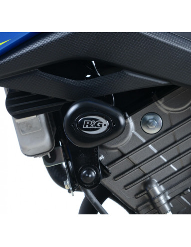 Tampons de protection R&G RACING Aero noir Suzuki GSX-S125 Tampons de protection R&G RACING Aero noir Suzuki GSX-S125