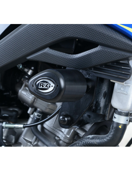 Tampons de protection R&G RACING Aero noir Suzuki GSX-S125 Tampons de protection R&G RACING Aero noir Suzuki GSX-S125