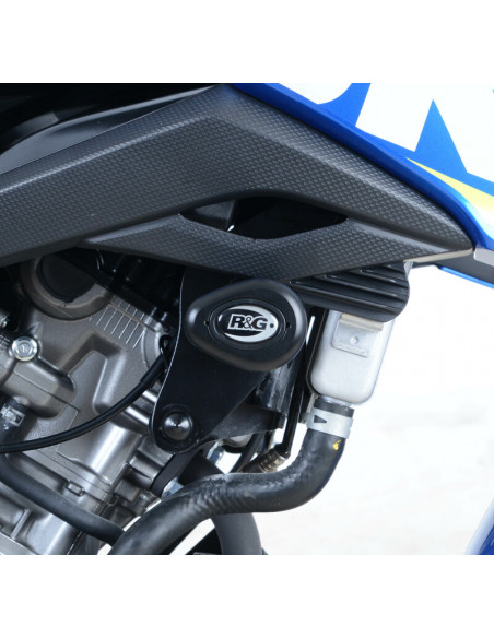 Tampons de protection R&G RACING Aero noir Suzuki GSX-S125 Tampons de protection R&G RACING Aero noir Suzuki GSX-S125