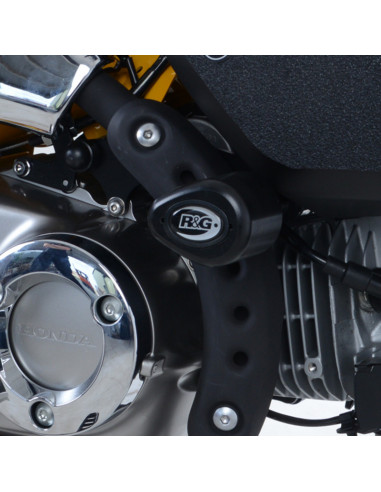 Tampons de protection R&G RACING Aero noir Honda Monkey 125 Tampons de protection R&G RACING Aero noir Honda Monkey 125