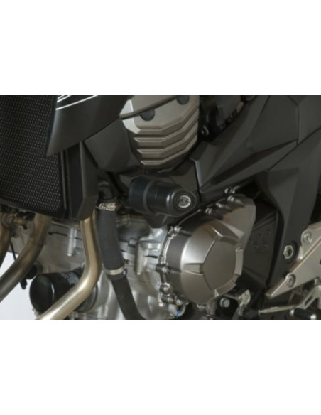 Tampons de protection R&G RACING Aero noir Kawasaki Z800 Tampons de protection R&G RACING Aero noir Kawasaki Z800