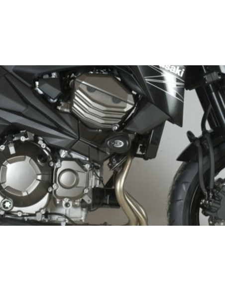 Tampons de protection R&G RACING Aero noir Kawasaki Z800 Tampons de protection R&G RACING Aero noir Kawasaki Z800
