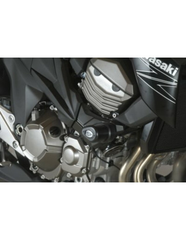 Tampons de protection R&G RACING Aero noir Kawasaki Z800 Tampons de protection R&G RACING Aero noir Kawasaki Z800