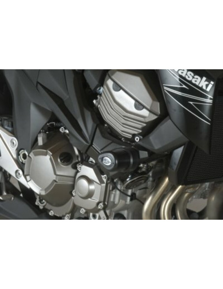 Tampons de protection R&G RACING Aero noir Kawasaki Z800 Tampons de protection R&G RACING Aero noir Kawasaki Z800