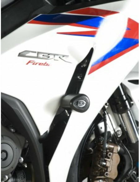 Tampons de protection R&G RACING Aero blanc (sans perçage) Honda CBR1000RR Tampons de protection R&G RACING Aero blanc (sans perçage) Honda CBR1000RR