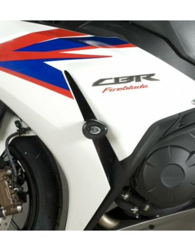 Tampons de protection R&G RACING Aero blanc (sans perçage) Honda CBR1000RR Tampons de protection R&G RACING Aero blanc (sans perçage) Honda CBR1000RR