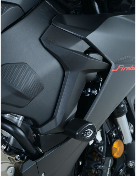 Tampons de protection R&G RACING Aero noir sans percage Honda CBR1000RR Tampons de protection R&G RACING Aero noir sans percage Honda CBR1000RR