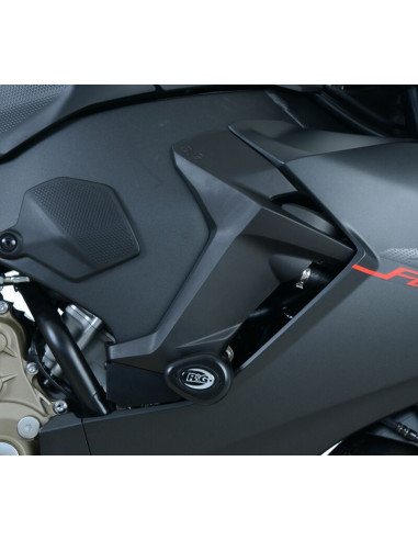 Tampons de protection R&G RACING Aero noir sans percage Honda CBR1000RR Tampons de protection R&G RACING Aero noir sans percage Honda CBR1000RR