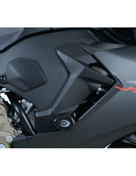 Tampons de protection R&G RACING Aero noir sans percage Honda CBR1000RR Tampons de protection R&G RACING Aero noir sans percage Honda CBR1000RR