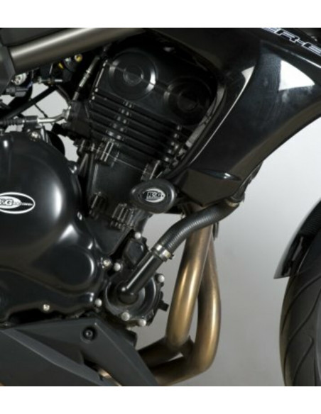 Tampons de protection R&G RACING Aero noir Kawasaki ER-6 N Tampons de protection R&G RACING Aero noir Kawasaki ER-6 N