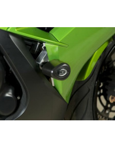 Tampons de protection R&G RACING Aero noir Kawasaki ER6-F 2