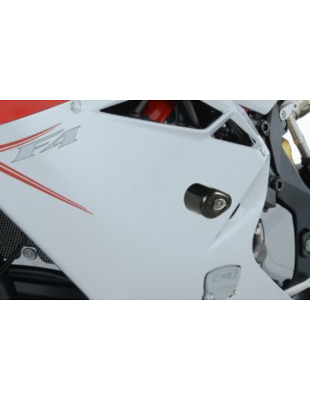 Tampons de protection R&G RACING Aero blanc MV Agusta F4 1000R
