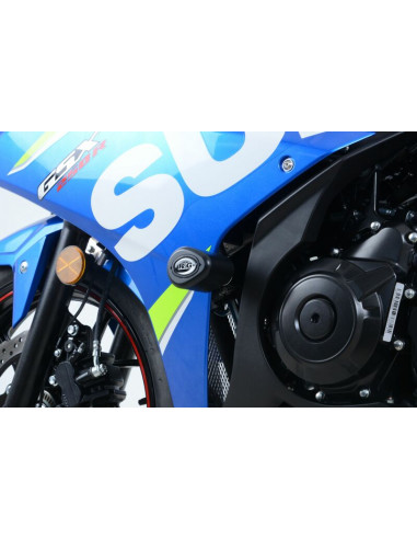 Tampons de protection R&G RACING Aero blanc (sans perçage) Suzuki GSX-R250