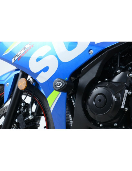 Tampons de protection R&G RACING Aero blanc (sans perçage) Suzuki GSX-R250