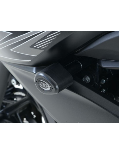 Tampons de protection R&G RACING Aero blanc Kawasaki Z250/300