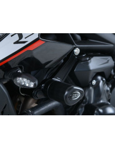 Tampons de protection R&G RACING Aero noir Triumph Street Triple 2