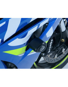 Tampons de protection R&G RACING Aero noir Suzuki GSX-R1000 2