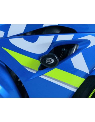 Tampons de protection R&G RACING Aero noir Suzuki GSX-R1000