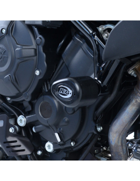 Tampons de protection R&G RACING Aero noir MV Agusta