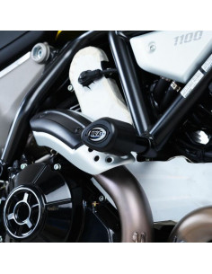 Tampons de protection R&G RACING Aero noir Ducati Scrambler 2