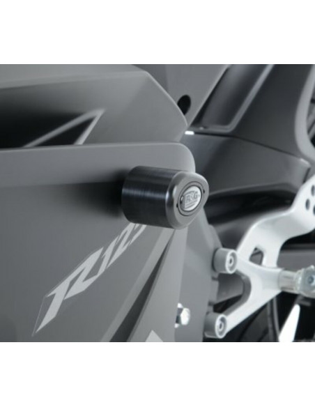 Tampons de protection R&G RACING Aero noir Yamaha YZF-R125