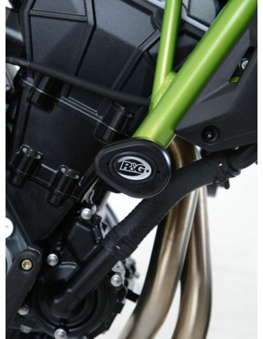 Tampons de protection R&G RACING Aero noir Kawasaki Z650