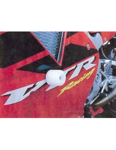 Tampons de protection R&G RACING Classic noir Honda VTR 1000 SP 2