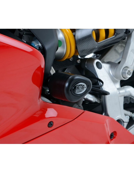 Tampons de protection R&G RACING Aero noir Ducati