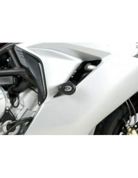 Tampons de protection R&G RACING Aero noir MV Agusta