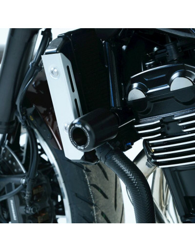Tampons de protection R&G RACING Classic Style noir Kawasaki Z900RS
