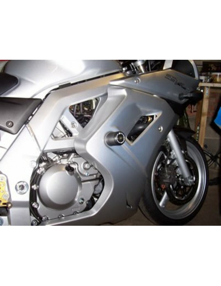 Tampons de protection R&G RACING Classic (axe de bras oscillant) noir Suzuki SV650S carénée