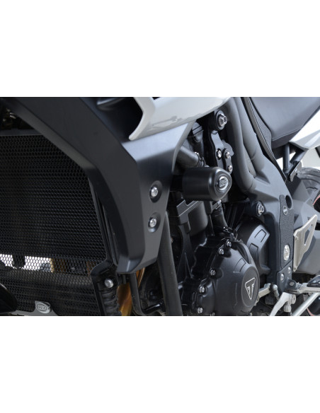 Tampons de protection R&G RACING Aero noir Triumph Tiger 1050 Sport