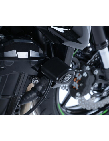 Tampons de protection R&G RACING Aero noir Kawasaki Z900