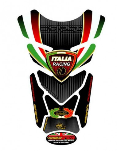 Protection de réservoir MOTOGRAFIX 4pc noir Tricolour Ducati