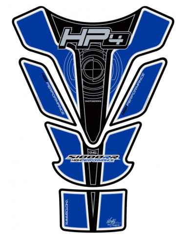 Protection de réservoir MOTOGRAFIX 5 pcs bleu BMW HP4