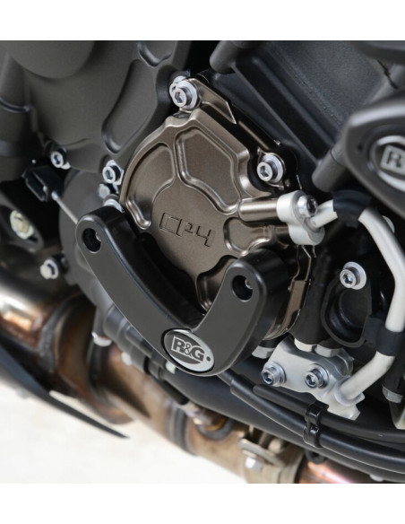 Slider moteur droit R&G RACING noir Yamaha YZF-R1