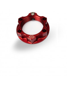 Ecrou de colonne de direction GILLES TOOLING M24X1,0 rouge