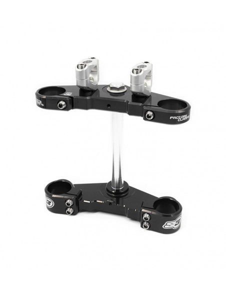 Té de fourche complet S3 Ø39mm noir Beta Evo fourche Tech Té de fourche complet S3 Ø39mm noir Beta Evo fourche Tech