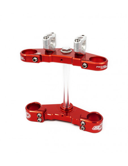 Té de fourche complet S3 Ø39mm rouge Beta Evo fourche Tech Té de fourche complet S3 Ø39mm rouge Beta Evo fourche Tech