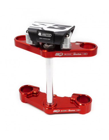 Té de fourche complet S3 Ø38mm rouge Beta fourche origine Té de fourche complet S3 Ø38mm rouge Beta fourche origine