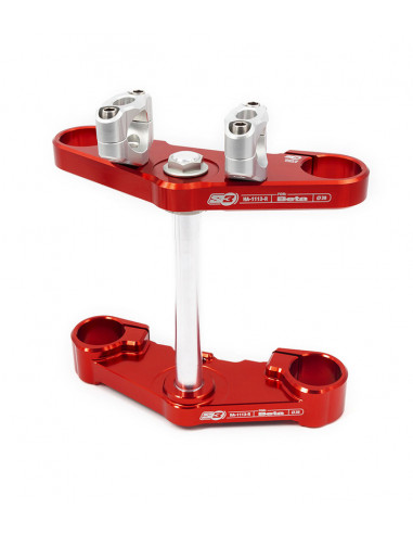 Té de fourche complet S3 Ø38mm rouge Beta fourche origine Té de fourche complet S3 Ø38mm rouge Beta fourche origine