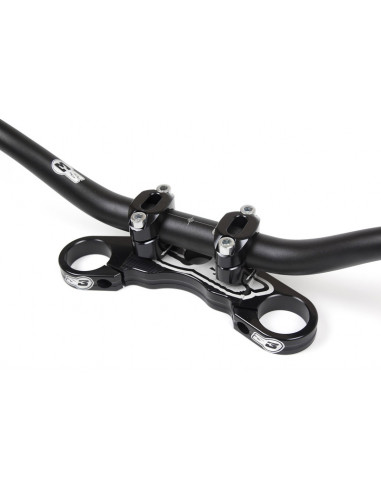 Té de fourche supérieur S3 réglable noir Montesa 4RT