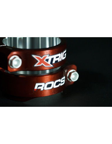 Té de fourche XTRIG Rocs Tech orange offset 25mm