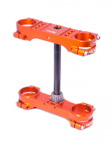 Té de fourche XTRIG Rocs Tech orange offset 22mm