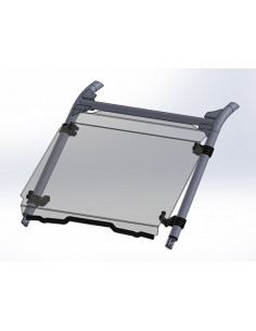 Pare-brise DIRECTION 2 avant complet pliable 1pc RZR Pro XP